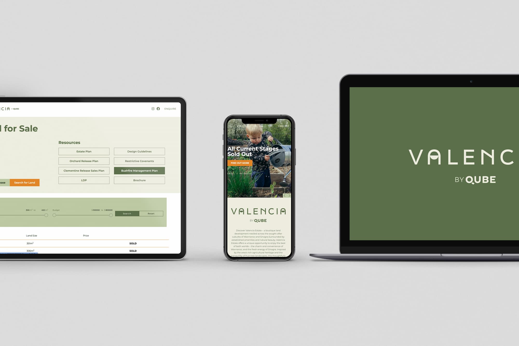 Valencia Estate development imagery