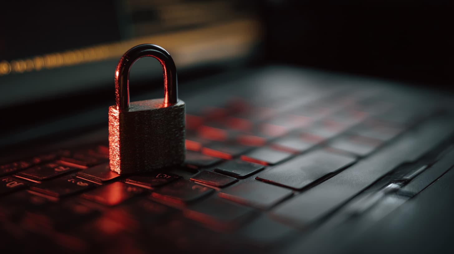 Website security and maintenance concept image