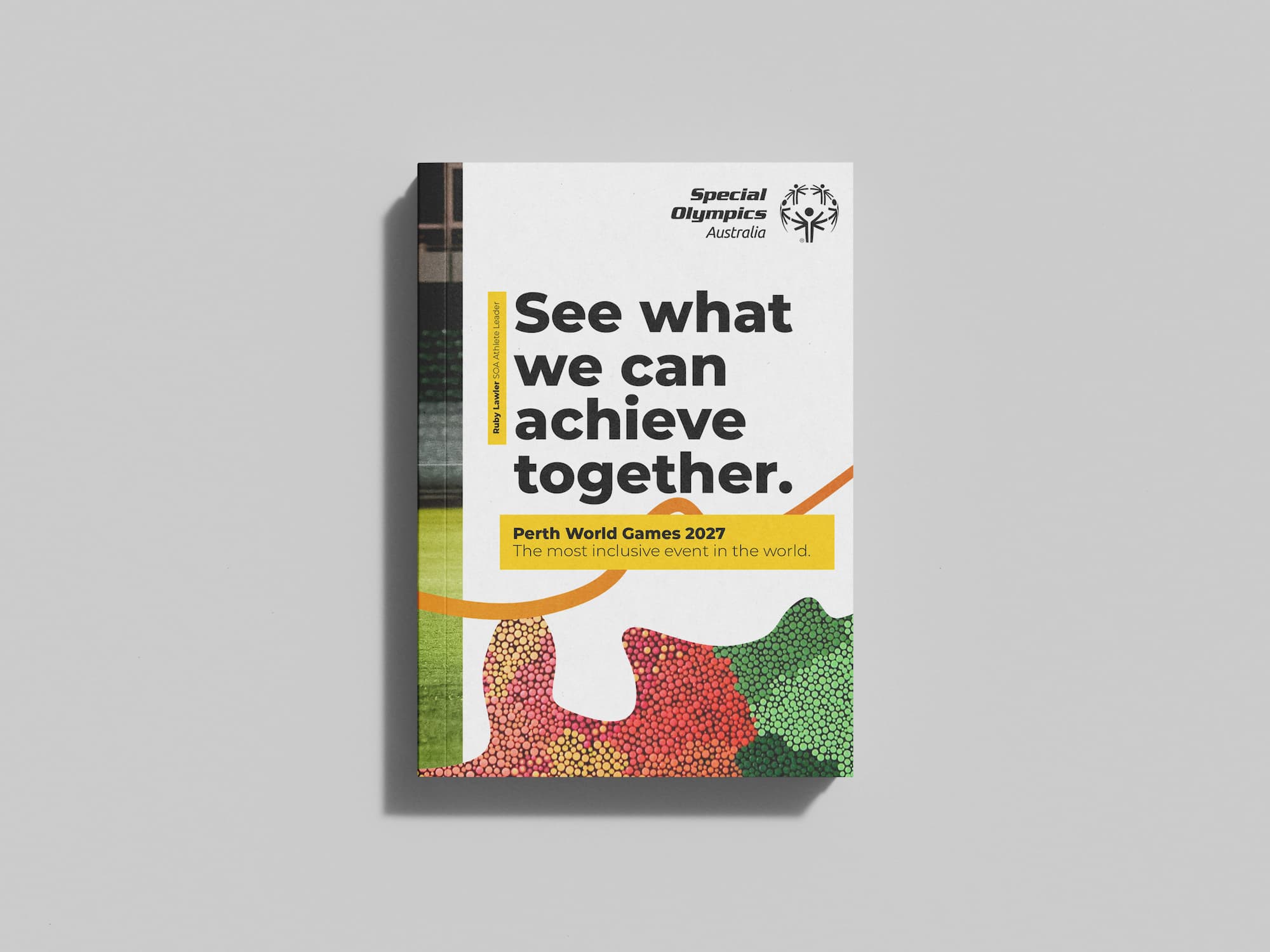 Special Olympics Perth 2027 World Games printed book cover