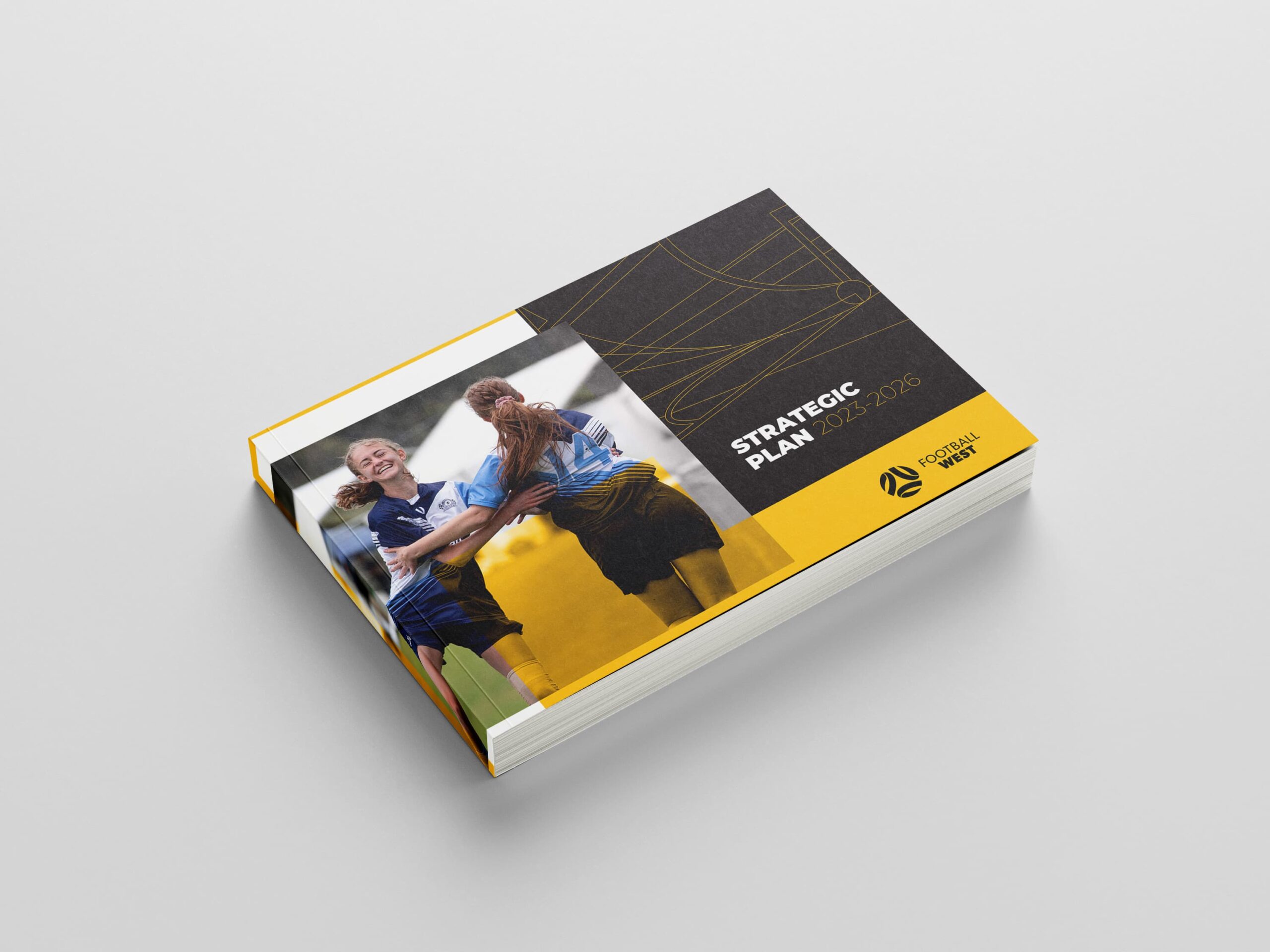 Football West strategic plan printed booklet